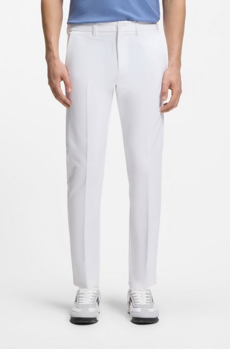 Slim-fit trousers, White