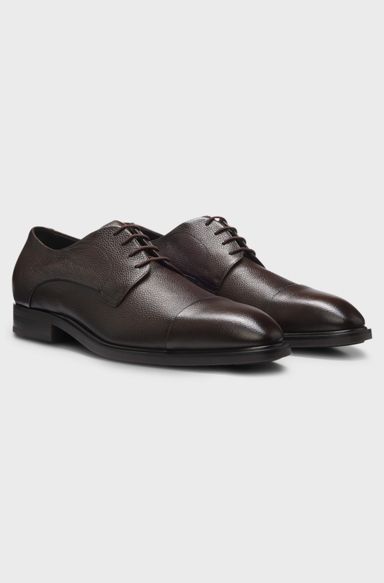 Dressletic leather Oxford shoes, Dark Brown