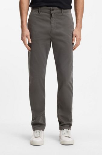 Tapered-fit chinos, Dark Grey