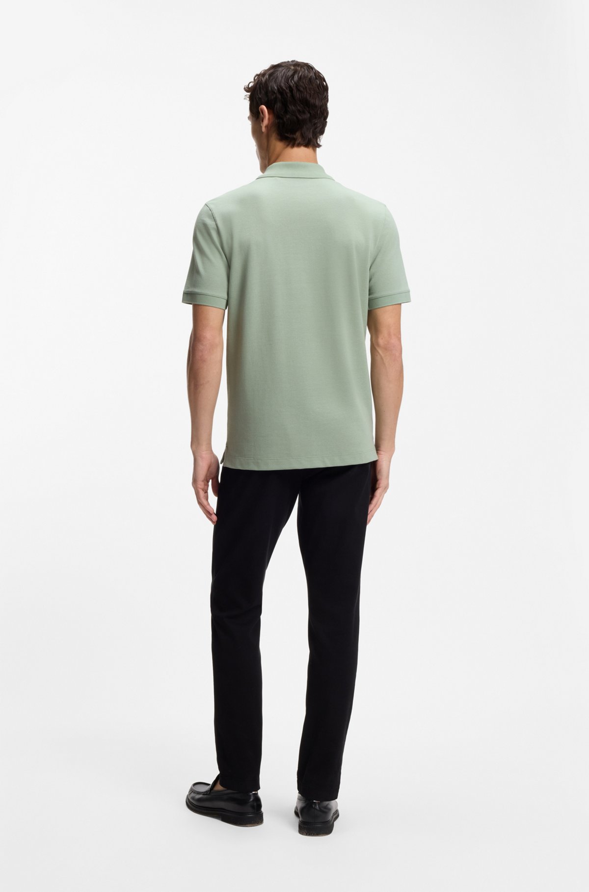 Pallas cotton polo shirt, Light Green